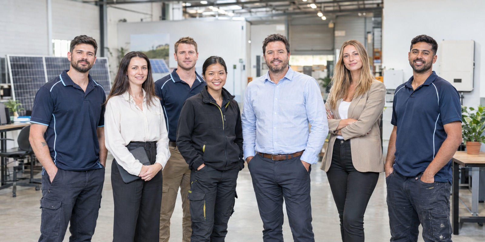 Silicon Solar backend support and operations team, Truganina